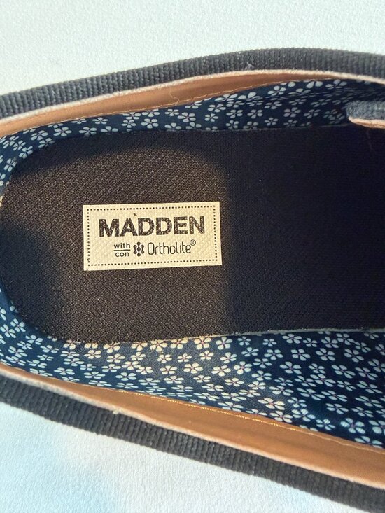 STEVE MADDEN Derby Oxford Lace Up Canvas Black Shoes 11.5 main image 6